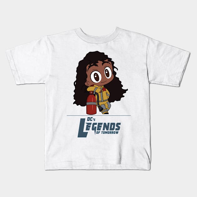 Astra Logue as Firewoman Kids T-Shirt by RotemChan